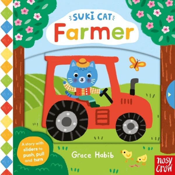 Carte cu activitati pentru copii mici - Suki Cat: Farmer, Nosy Crow, + 1 an