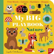 Carte cu activitati pentru bebelusi - My BIG Playbook: Nature, Nosy Crow, + 6 luni