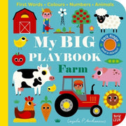 Carte cu activitati pentru bebelusi - My BIG Playbook: Farm, Nosy Crow, + 6 luni