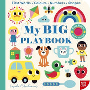 Carte cu activitati pentru bebelusi - My BIG Playbook, Nosy Crow, + 6 luni