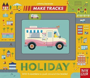 Carte senzoriala pentru copii - Make Tracks: Holiday, Nosy Crow, + 2 ani