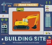 Carte senzoriala pentru copii - Make Tracks: Building Site, Nosy Crow, + 2 ani
