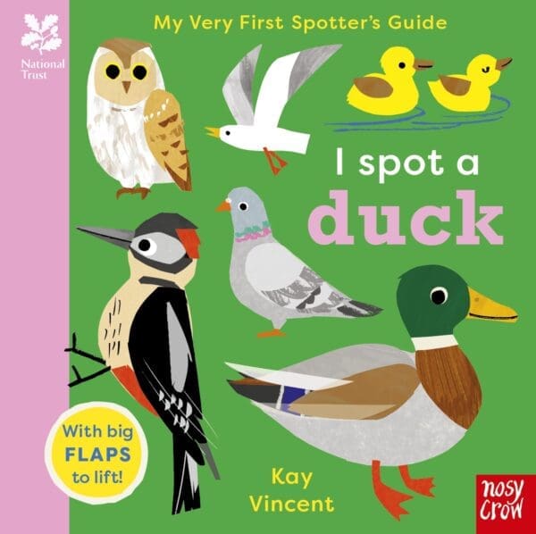 Carte cu clapete pentru copii mici - National Trust: My Very First Spotter's Guide: I Spot a Duck, Nosy Crow, + 1 an