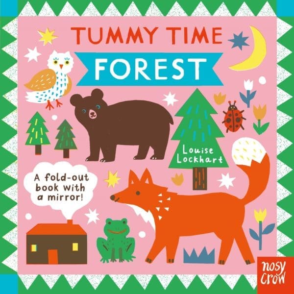 Carte senzoriala pentru bebelusi - Tummy Time: Forest, Nosy Crow, + 0 luni