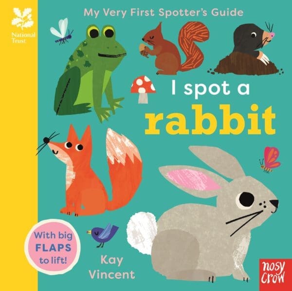Carte cu clapete pentru copii mici - National Trust: My Very First Spotter's Guide: I Spot A Rabbit, Nosy Crow, + 1 an