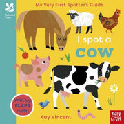 Carte senzoriala pentru copii - National Trust: My Very First Spotter's Guide: I Spot a Cow, Nosy Crow, + 2 ani