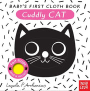 Carte din material textil pentru bebelusi - Baby's First Cloth Book: Cuddly Cat, Nosy Crow, + 6 luni