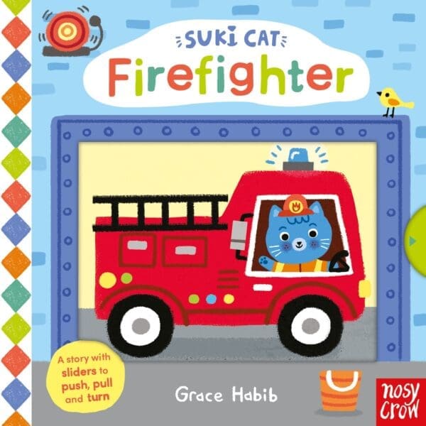 Carte cu activitati pentru copii mici - Suki Cat: Firefighter, Nosy Crow, + 1 an