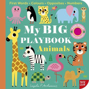 Carte cu activitati pentru copii mici - My BIG Playbook: Animals, Nosy Crow, + 1 an