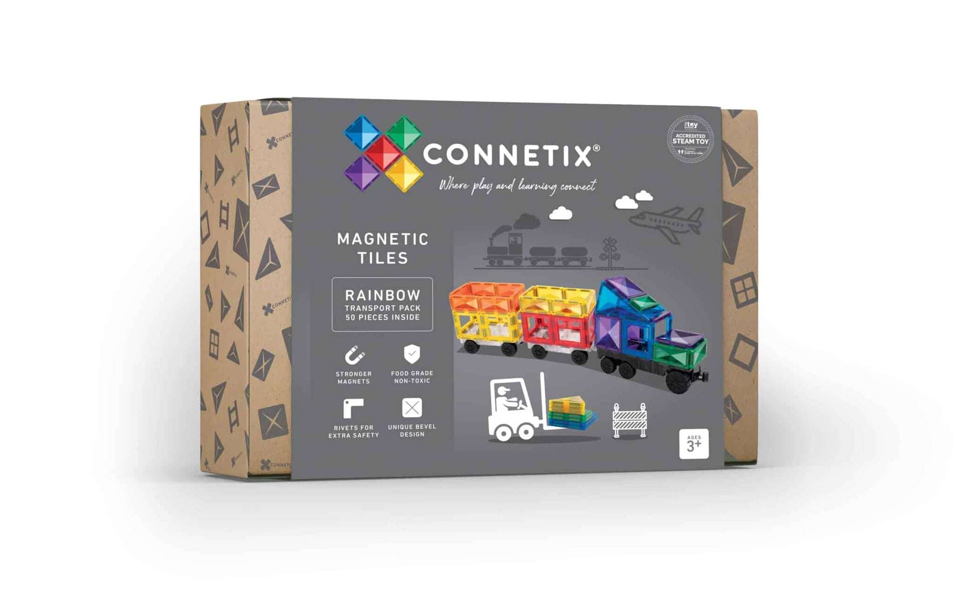 Connetix 50 Pc Transport Pack