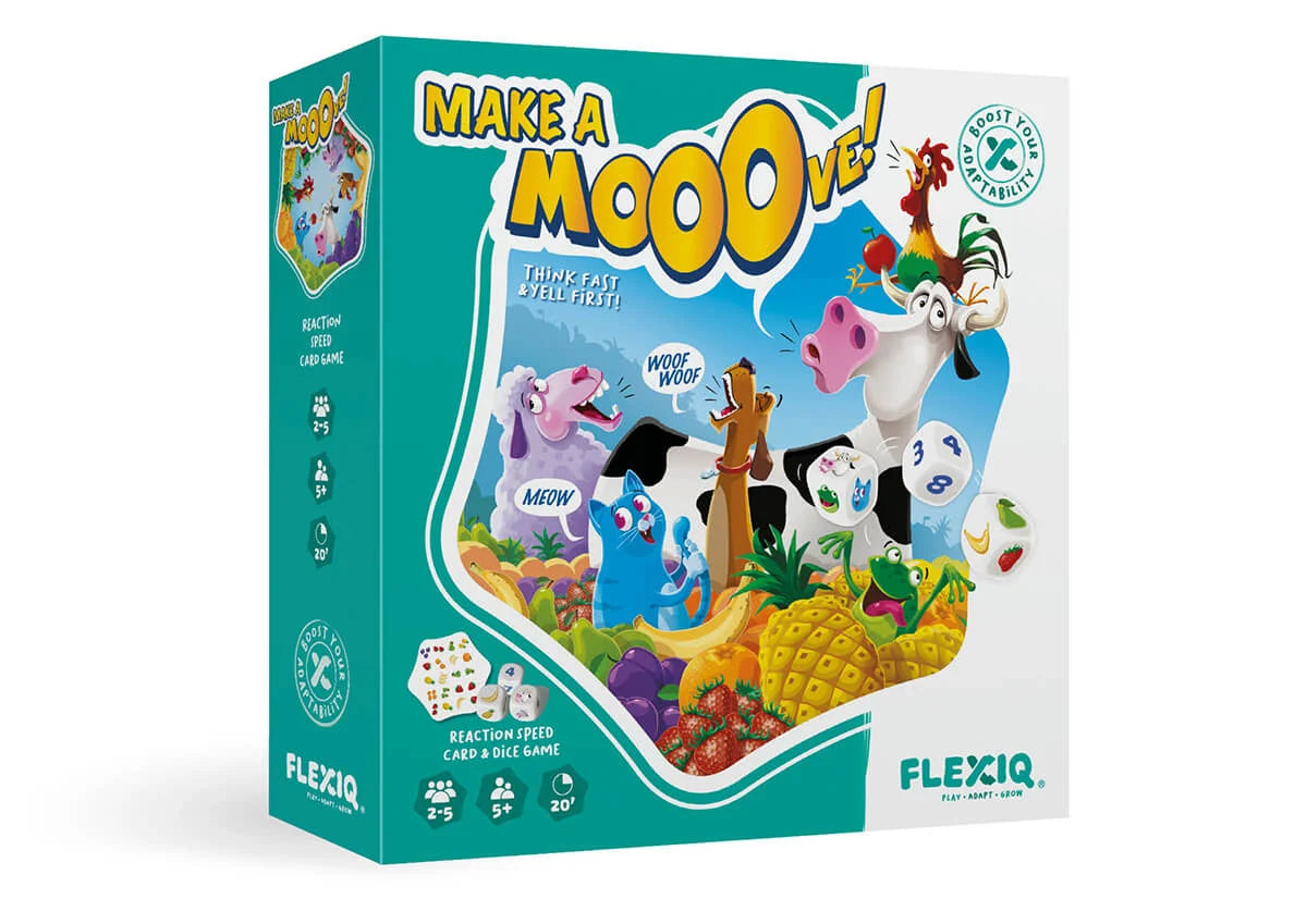 Joc de societate - Make a Mooove!, FlexiQ, 5 + ani