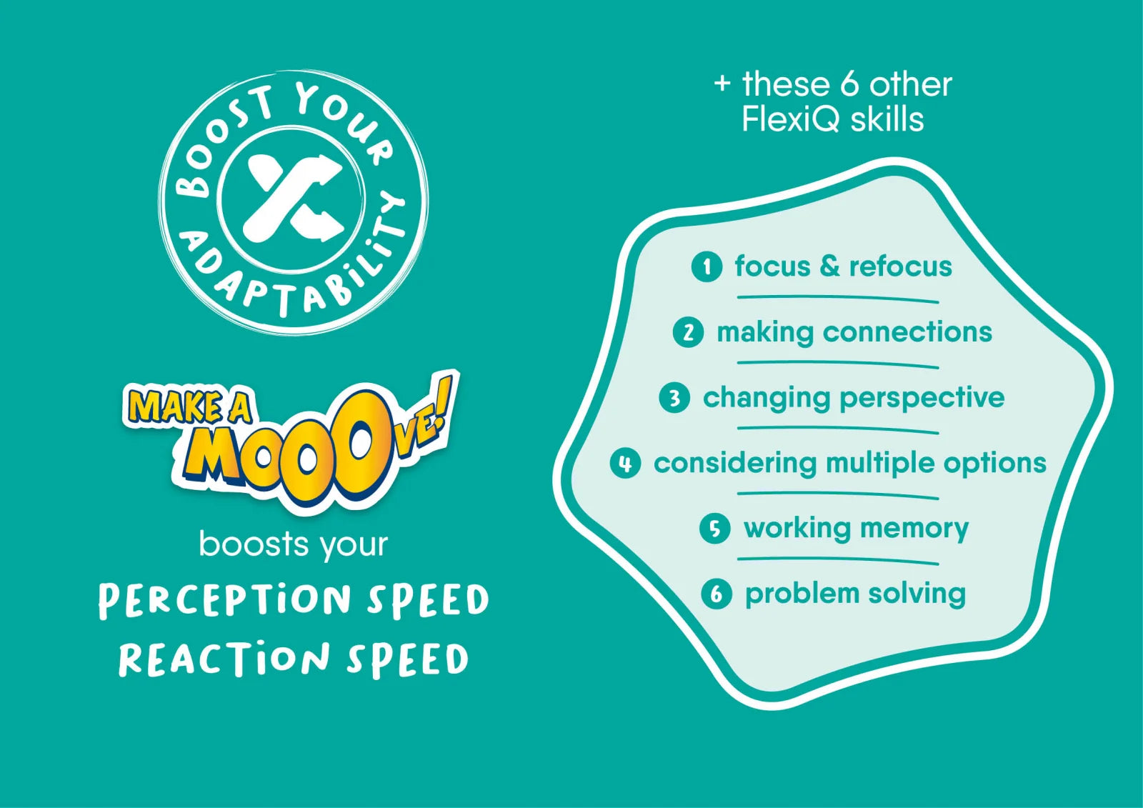 Joc de societate - Make a Mooove!, FlexiQ, 5 + ani
