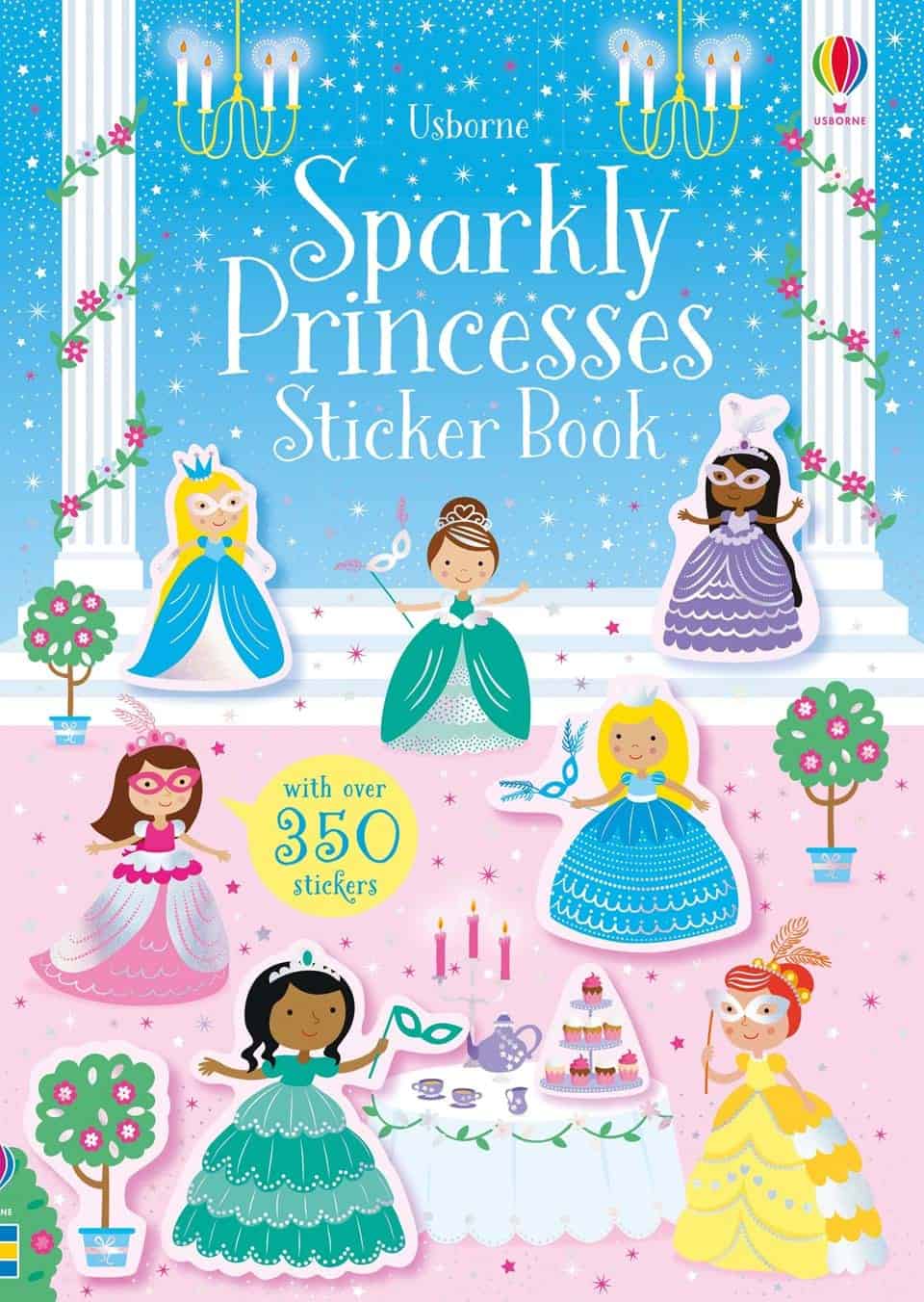 Carte cu stickere cu printese - Sparkly Princesses Sticker Book