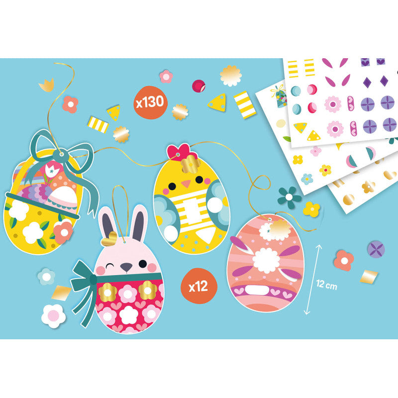 Set autocolante de Paste, My easter eggs to decorate, 3 ani+