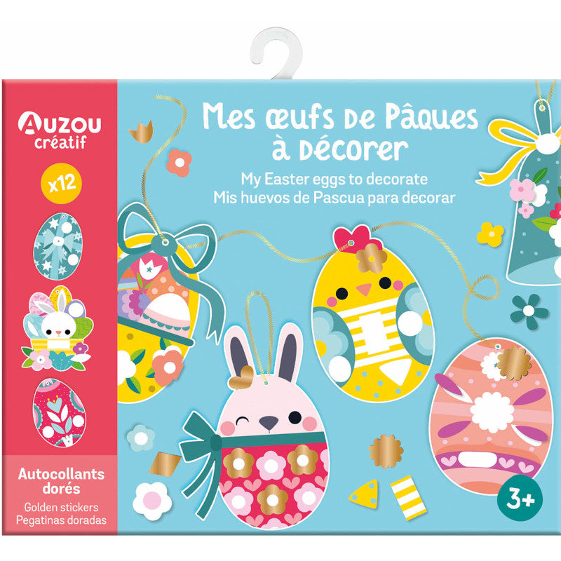 Set autocolante de Paste, My easter eggs to decorate, 3 ani+