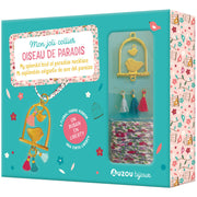 Set creativ pentru confectionat bijuterii, Auzou, My splendid bird of paradise necklace, 6 ani+