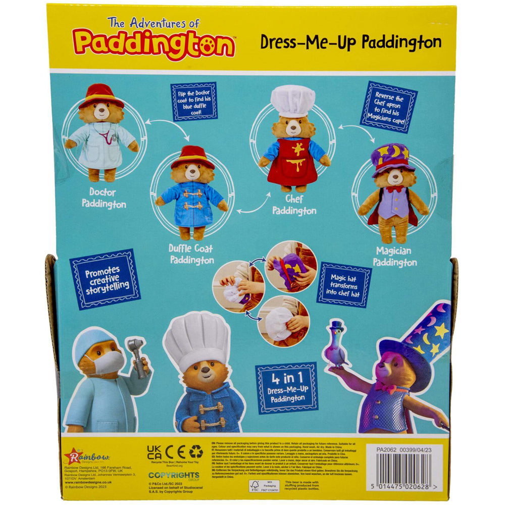 Jucarie din plus Paddington Dress-Me-Up, 28 cm