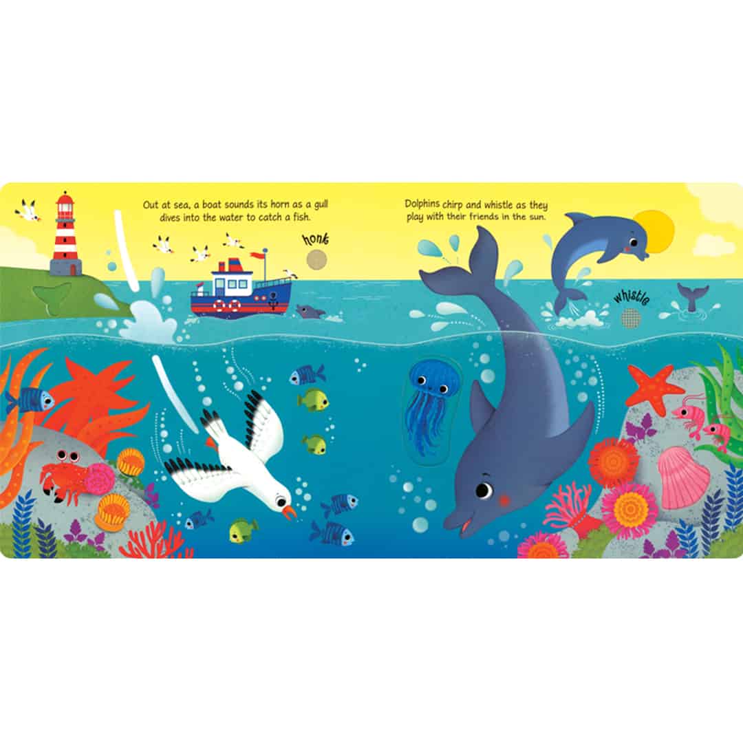 Seashore Sounds – Carte cu sunete de la malul marii