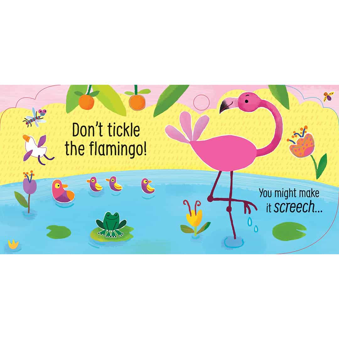 Don't tickle the crocodile!  – Carte senzoriala cu sunetele crocodilului