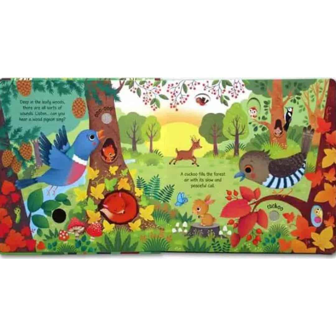 Carte pentru copii - Woodland Sounds – Cartea padurii