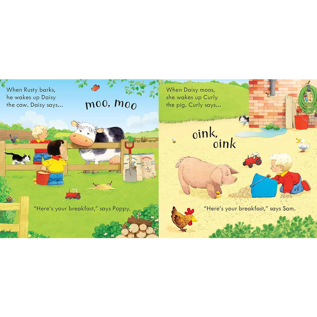 Poppy and Sam’s Animal Sounds – Carte cu sunetele animalelor domestice