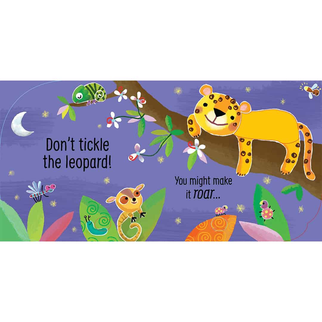Don't tickle the crocodile!  – Carte senzoriala cu sunetele crocodilului