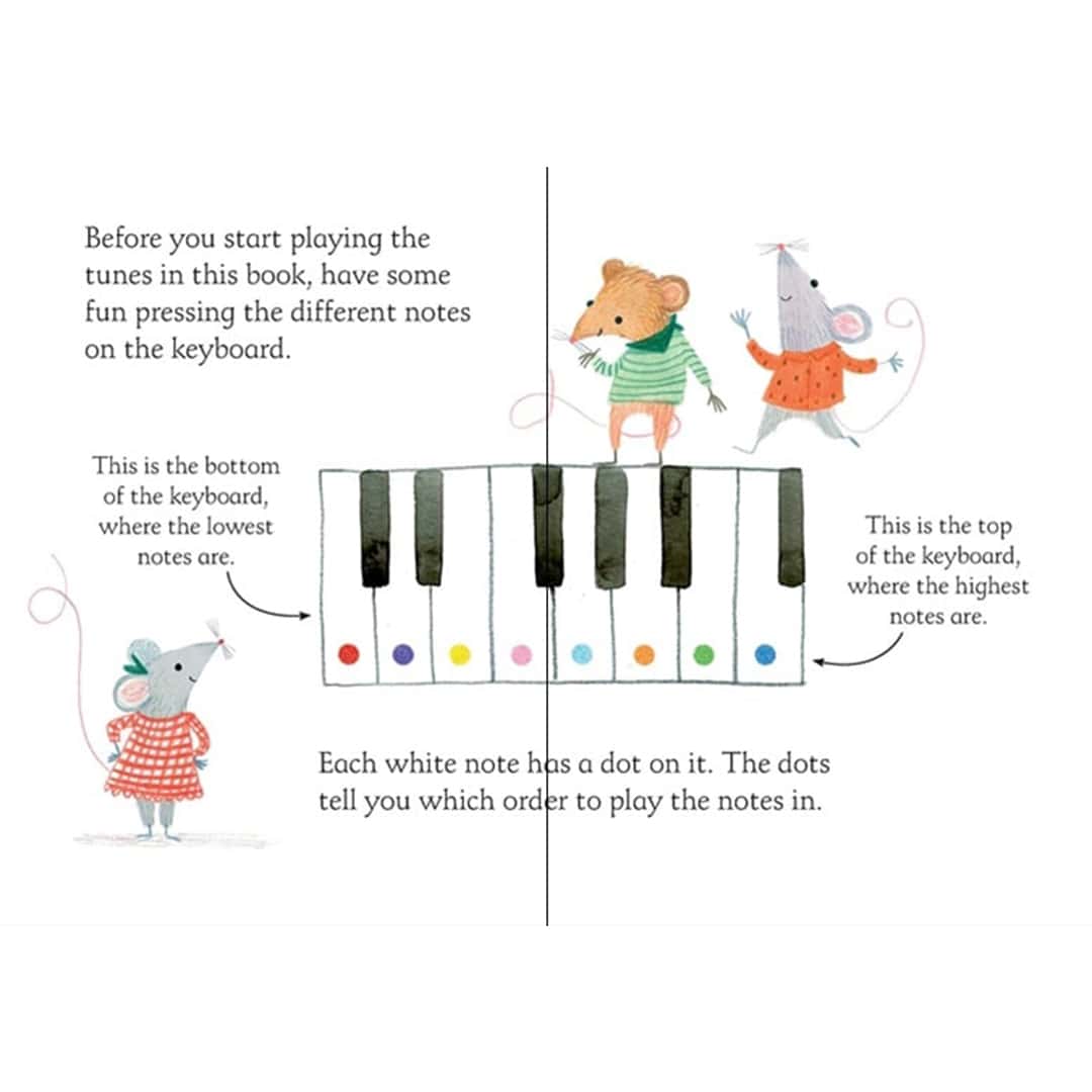 My first keyboard book – Carte cu sunete de pian