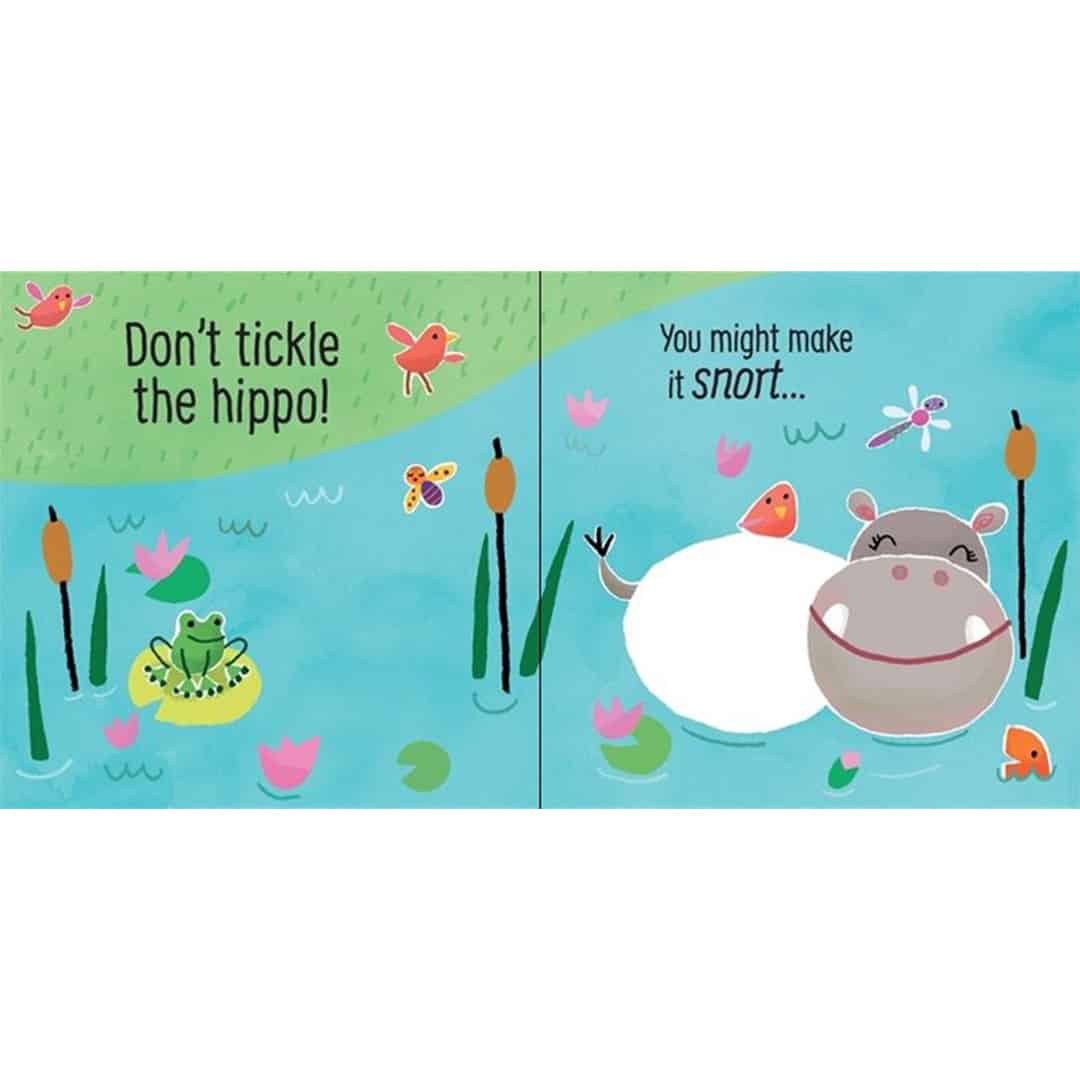 Don't tickle the Hippo! – Carte senzoriala cu sunetele hipopotamului