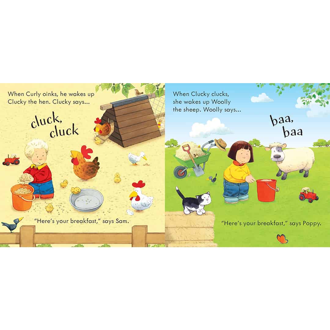 Poppy and Sam’s Animal Sounds – Carte cu sunetele animalelor domestice