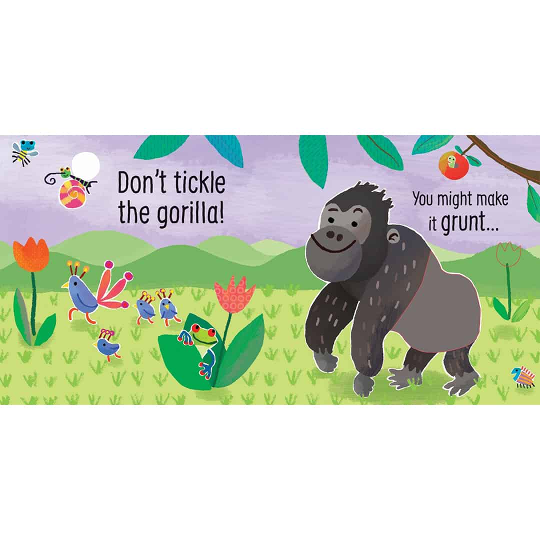 Resigilat - Don’t tickle the tiger! – Carte cu senzoriala cu sunetele tigrilor