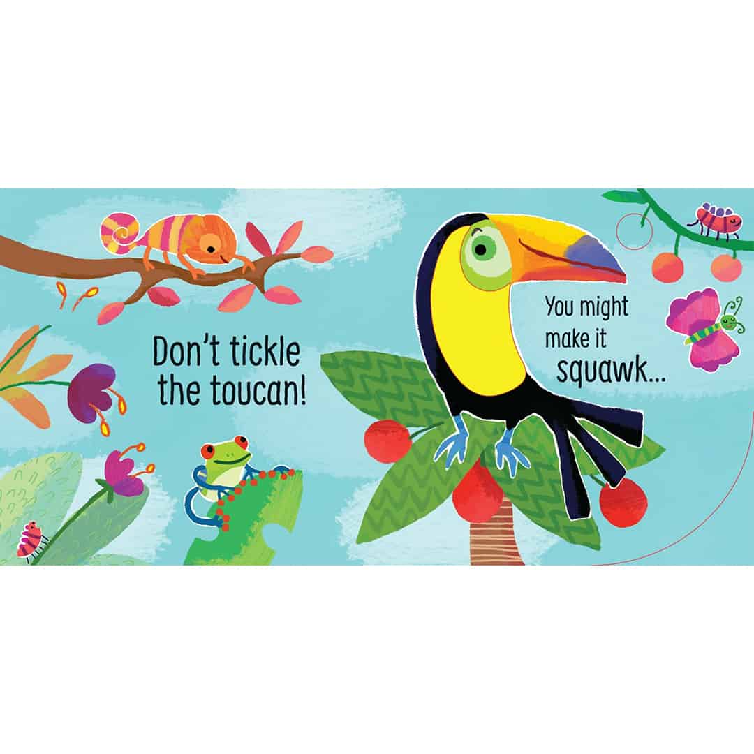 Resigilat - Don’t tickle the tiger! – Carte cu senzoriala cu sunetele tigrilor
