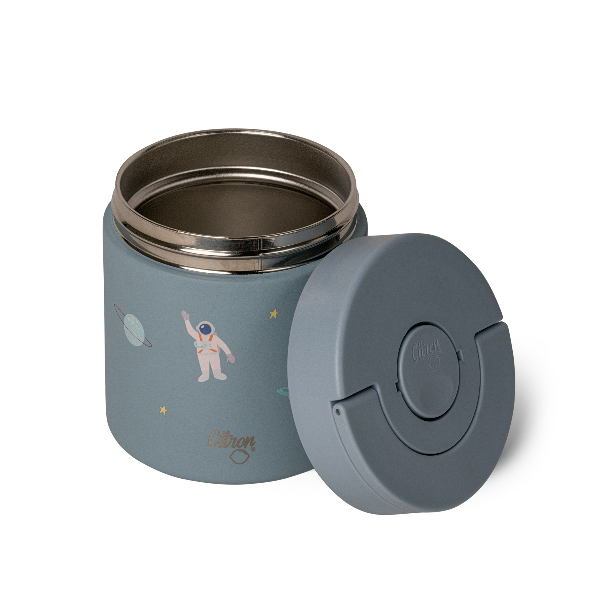 Termos pentru Alimente din Inox, 350 ml - Model Navă Spațială