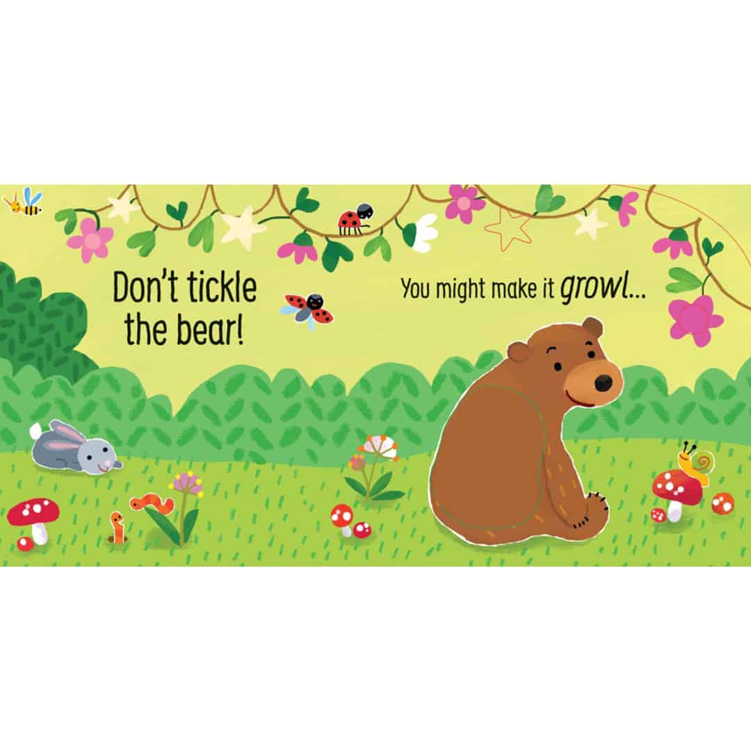 Don’t tickle the bear!  – Carte senzoriala cu sunetele ursului