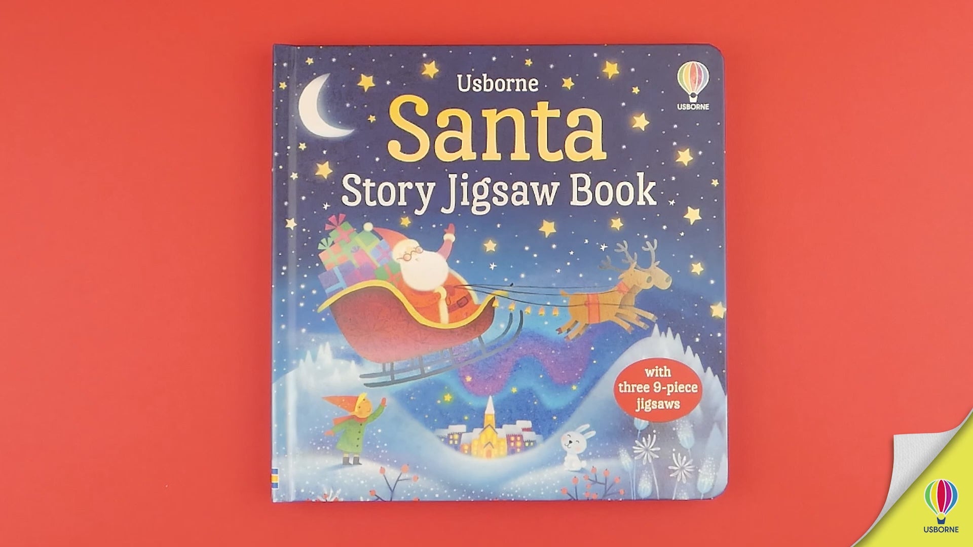 Încarcă video: Santa Story Jigsaw Book