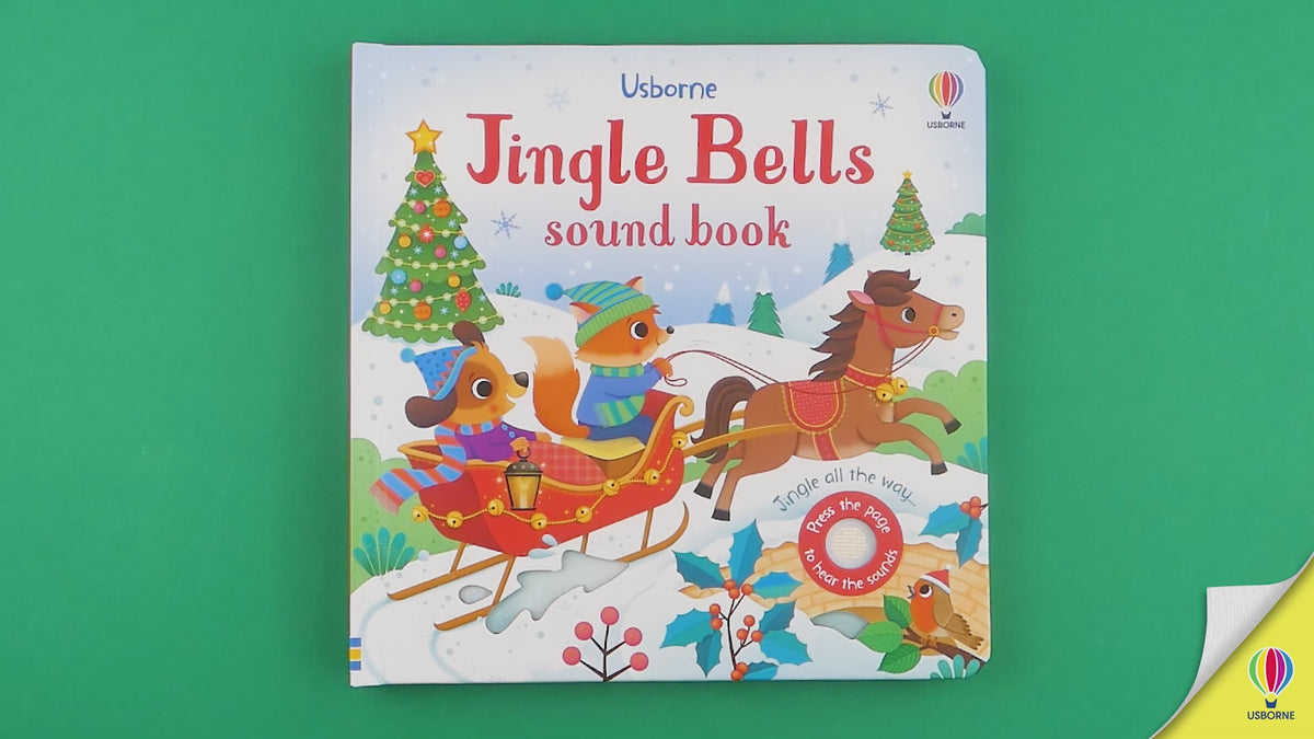 Încarcă video: Carte cu sunete de Craciun, Jingle Bells Sound Book, Usborne, + 0 luni