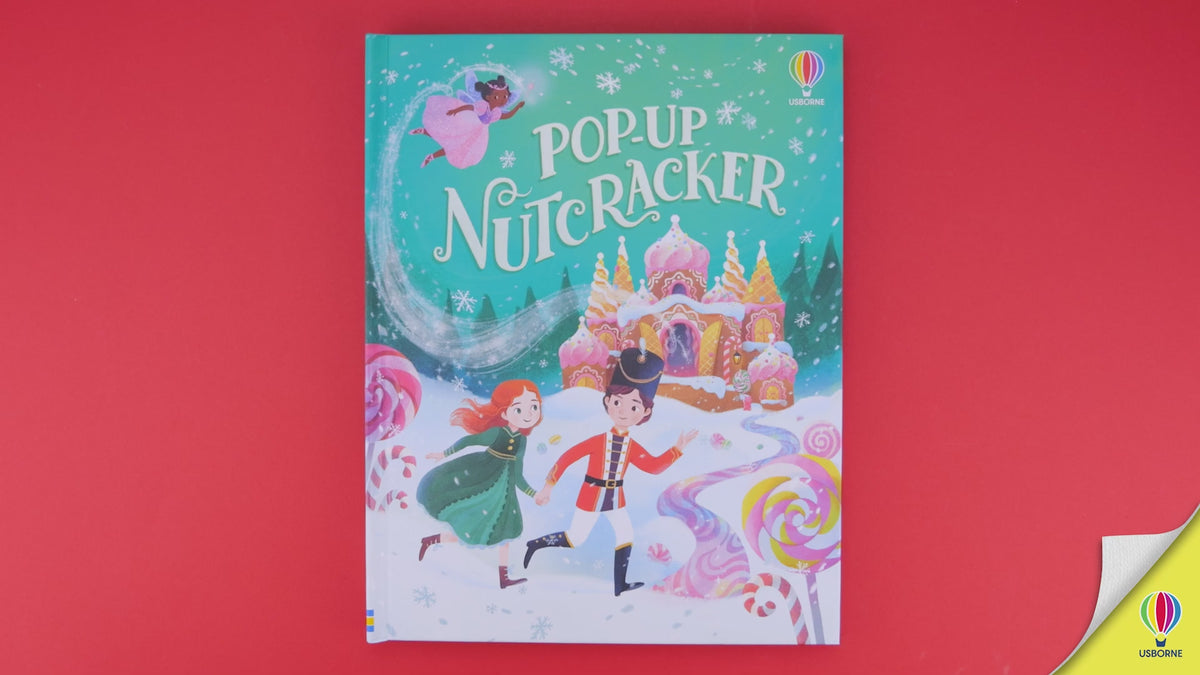 Încarcă video: Carte pop-up, Pop-up nutcracker, Usborne + 1 an