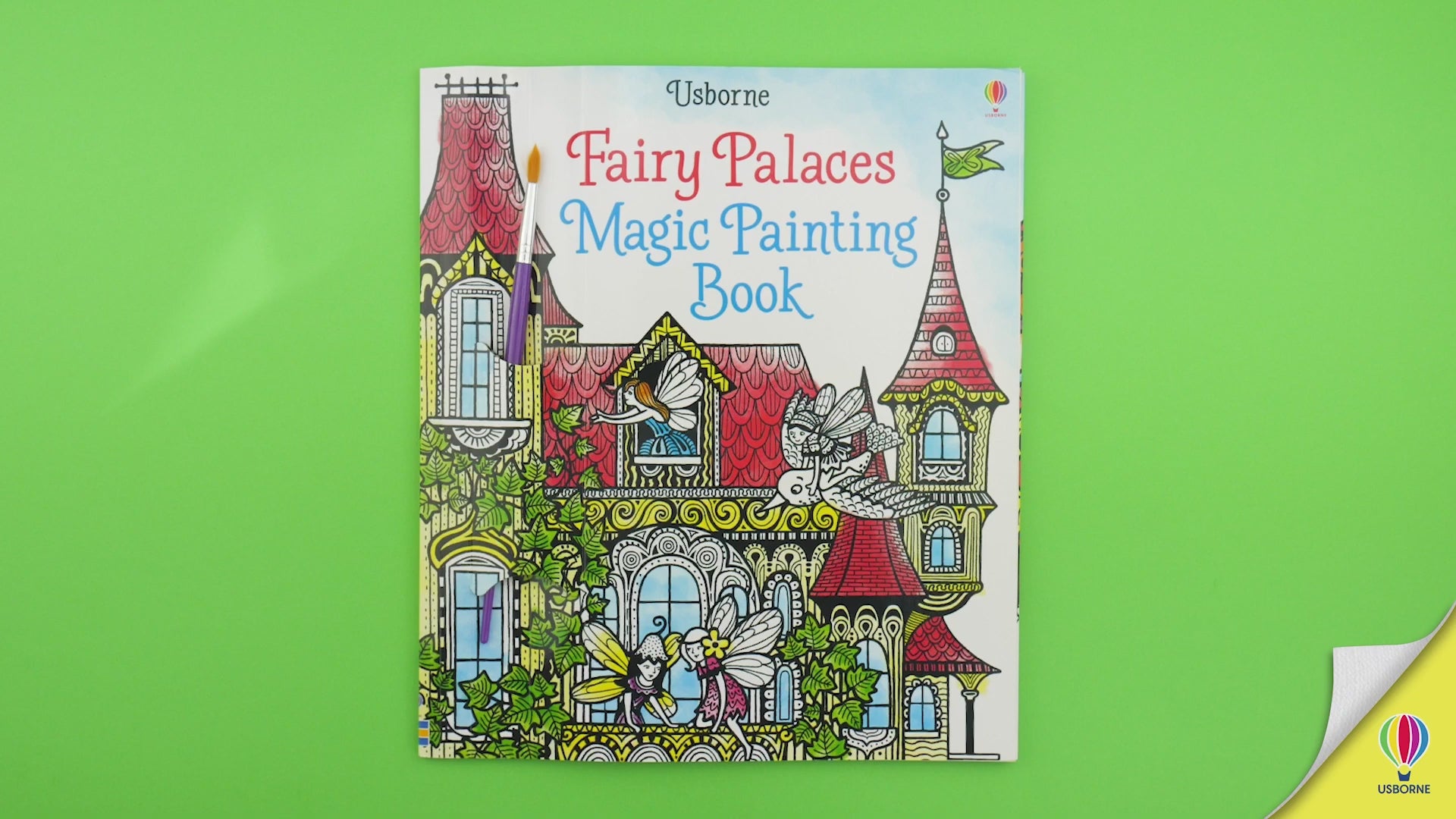 Încarcă video: Carte de pictat cu apa – Fairy Palaces Magic Painting Book
