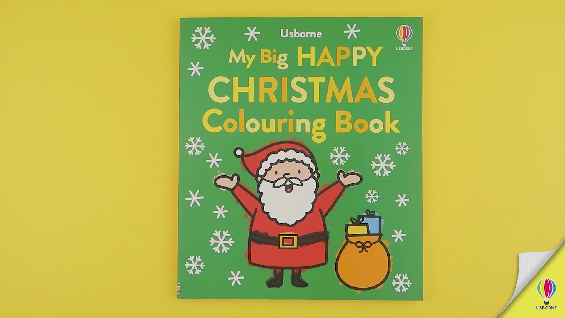Încarcă video: Carte de colorat  My Big Happy Christmas, Usborne , + 2 ani