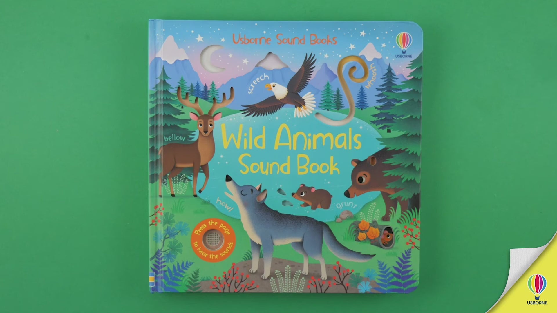Încarcă video: Wild Animals Sound Book – Carte cu sunetele animalelor salbatice