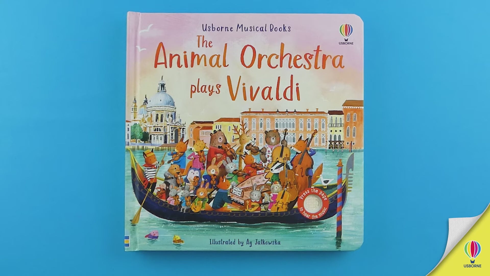 Încarcă video: Carte pentru copii, Usborne, The Animal Orchestra Plays Vivaldi, 1+ an