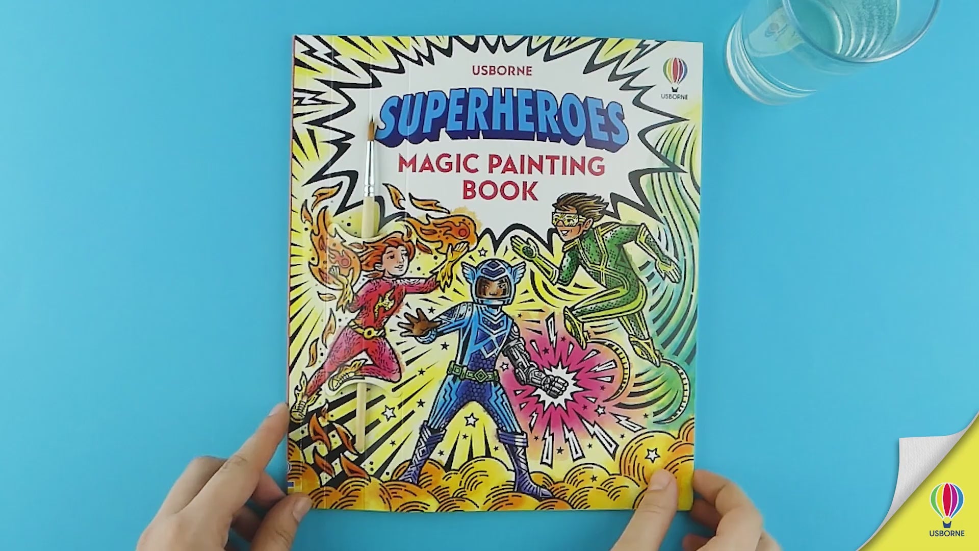 Încarcă video: Superheroes Magic Painting Book, Usborne, + 5 ani