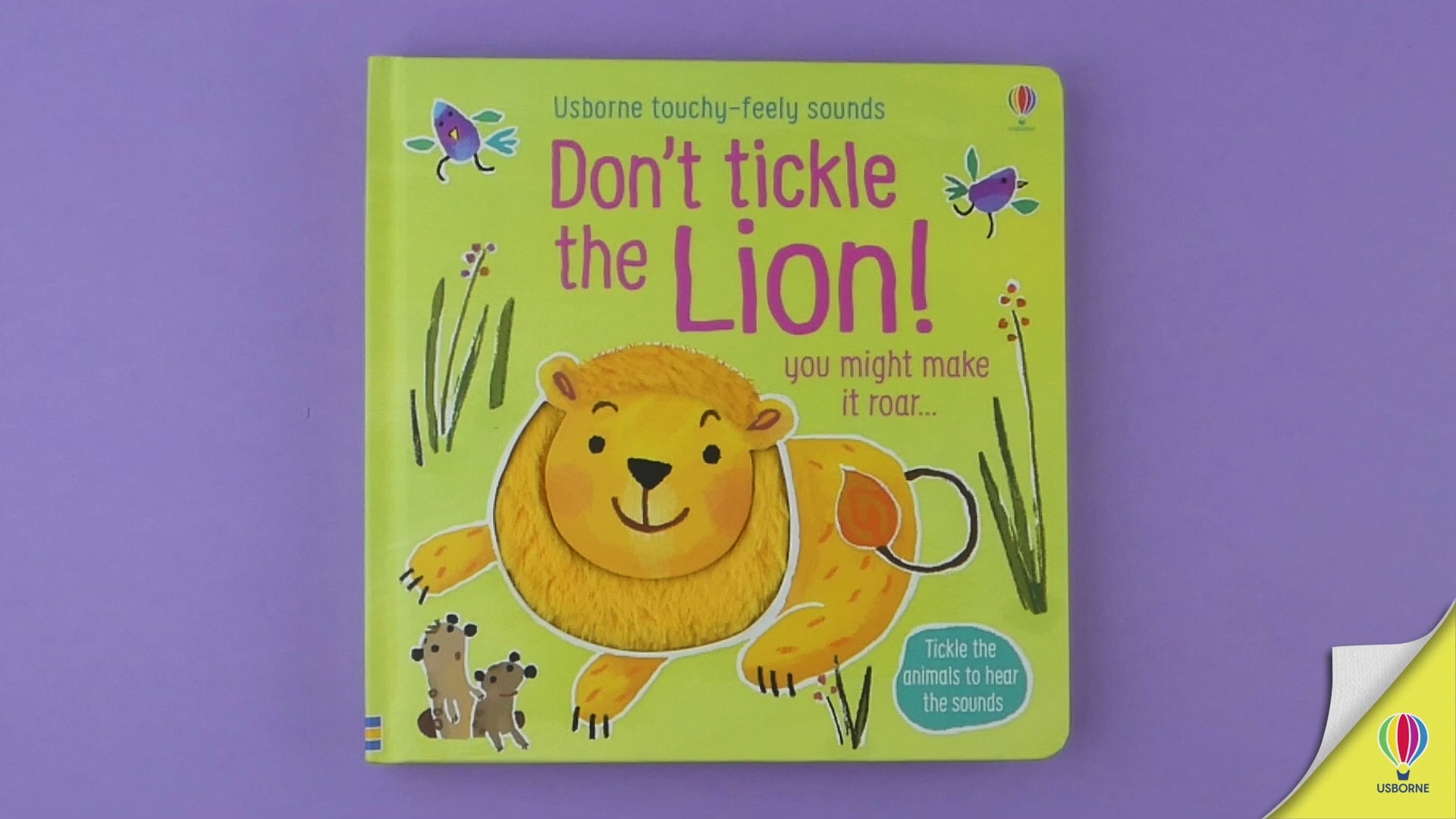 Încarcă video: Don't tickle the lion!  – Carte senzoriala cu sunetele leului
