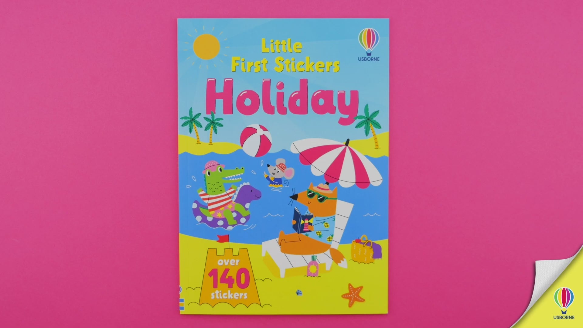 Încarcă video: Carte cu stickere, Little first stickers holiday, Usborne + 1 an
