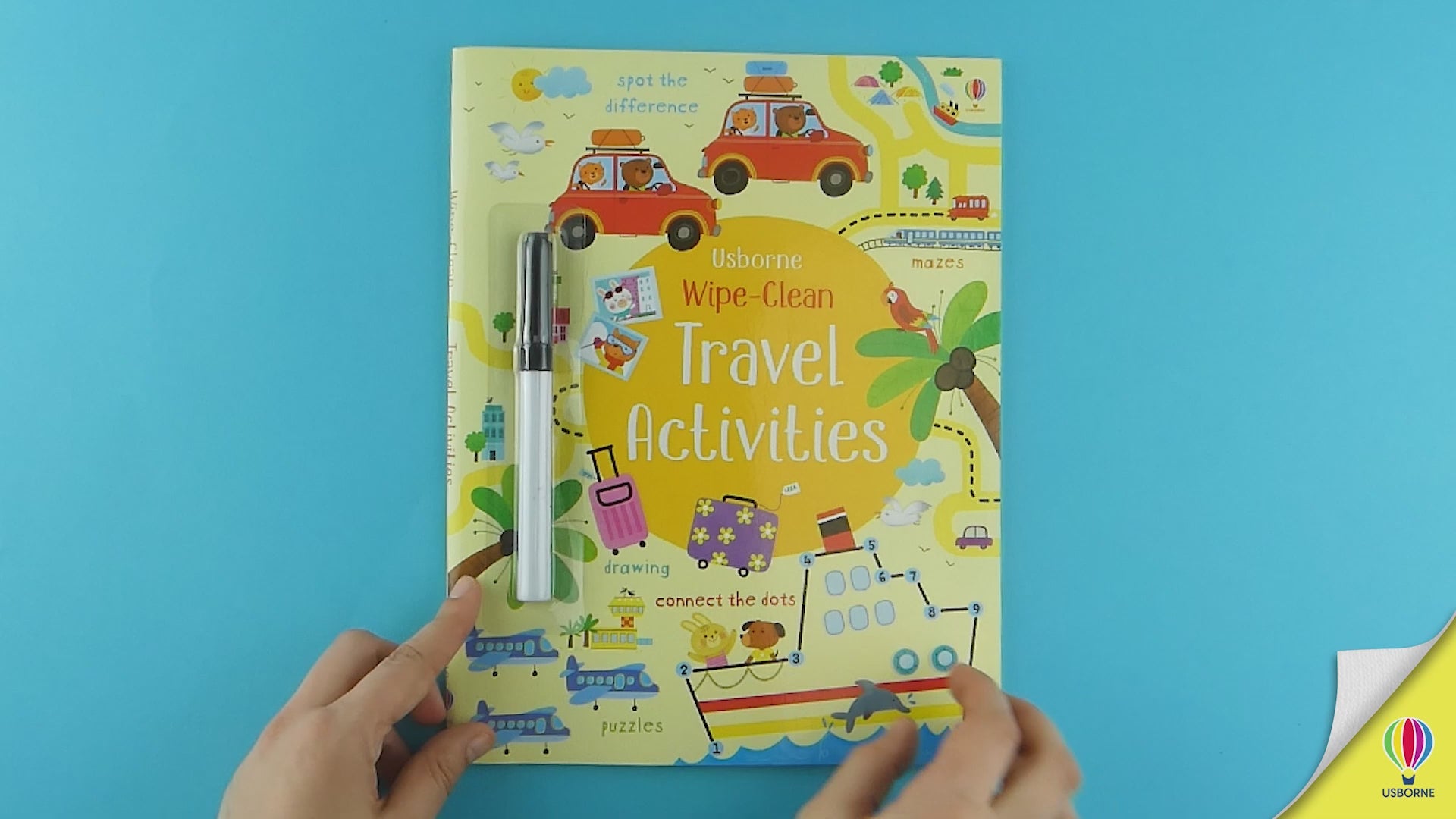 Încarcă video: Carte cu activitati scrie si sterge - Wipe-Clean Travel Activities
