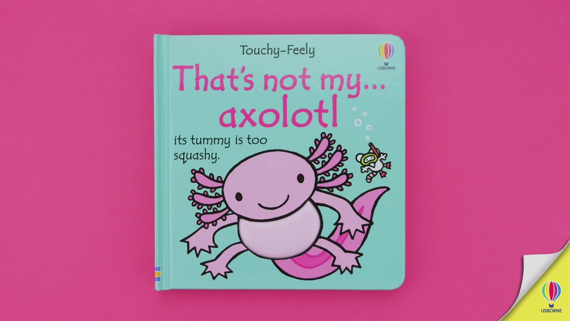 Încarcă video: Carte senzorială, That's not my axolotl..., Usborne + 6 luni