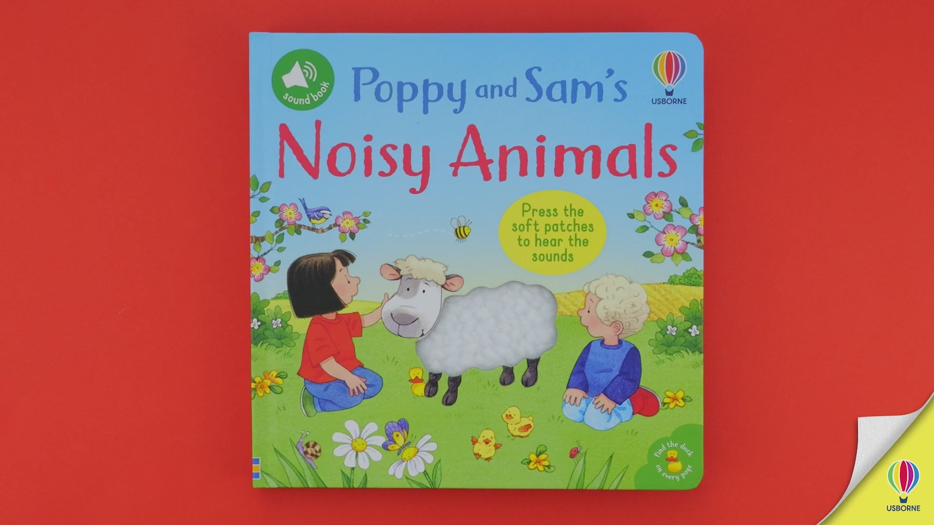 Încarcă video: Carte cu povești, Poppy and sam noisy animals, Usborne + 1 an