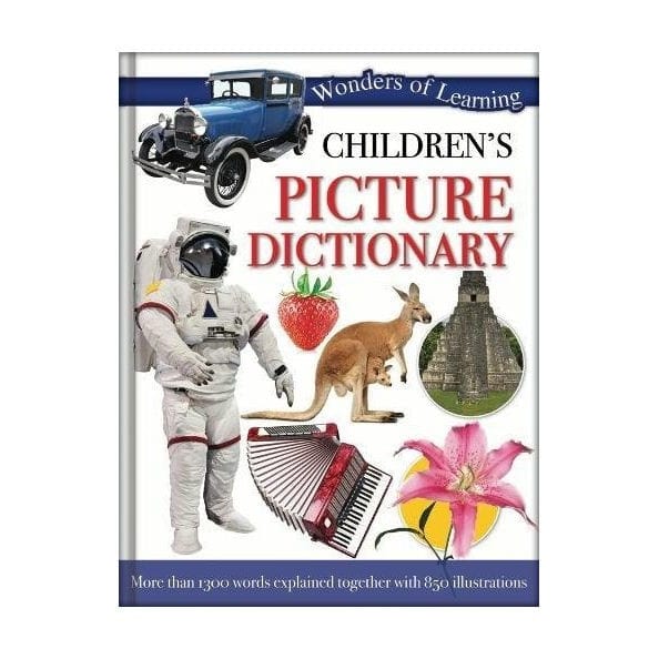 Children's picture dictionary - 48pp omni/padded/foil