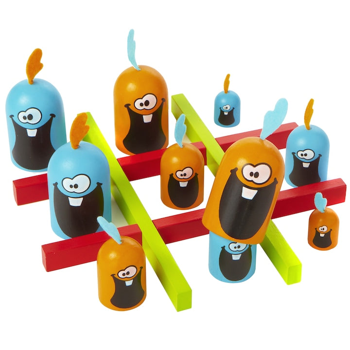 Joc de strategie - Gobblet gobblers, din lemn, Blue Orange, 5 + ani