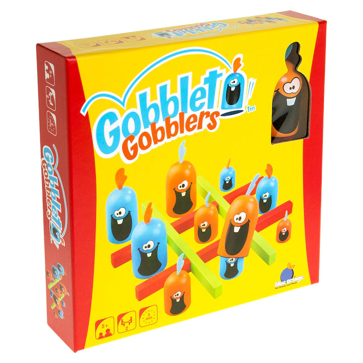 Joc de strategie - Gobblet gobblers, din lemn, Blue Orange, 5 + ani