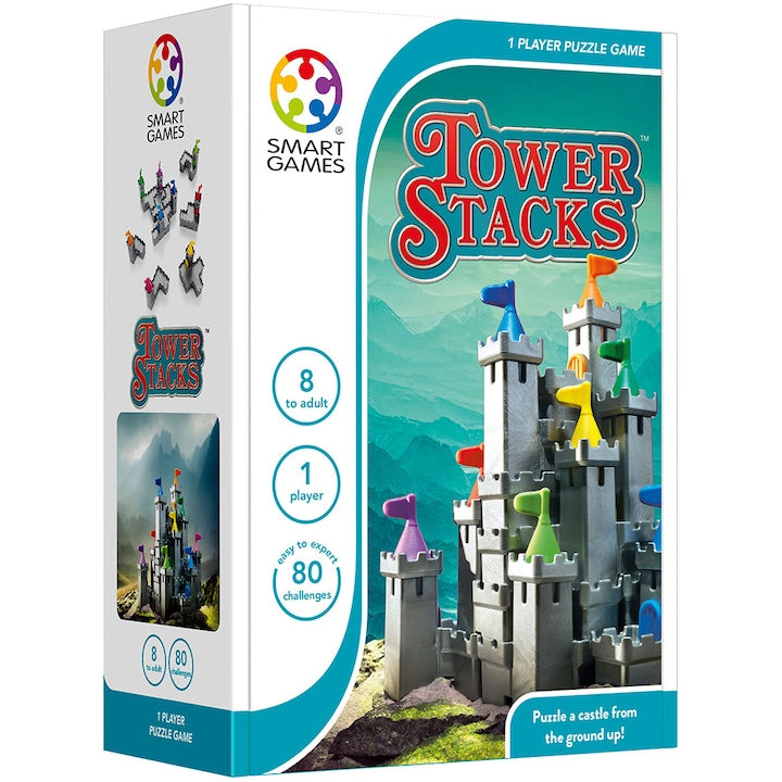 Joc de logica - Tower Stacks, Smart Games, 8 + ani